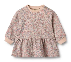 Zenia Sweatkjole - Rose dust flowers